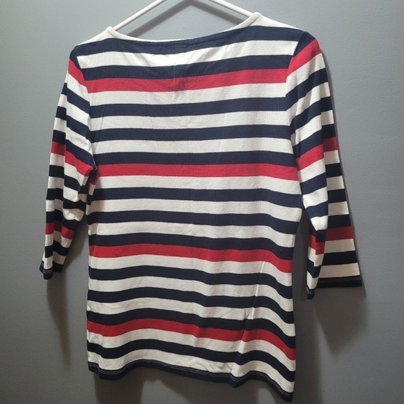 Tommy Hilfiger Nautical Striped Top L - Picture 5 of 5